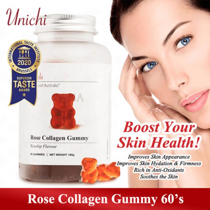 Unichi Rose Collagen Gummies